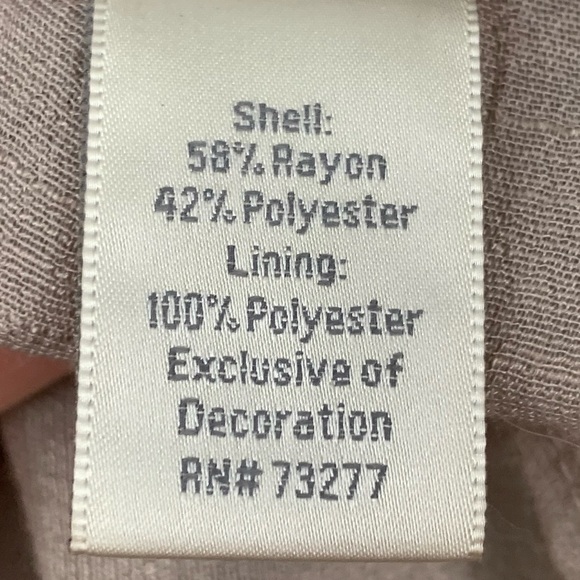 LC Lauren Conrad Maxi Dress Strapless Gauze Embroidery Women’s Size S Taupe Gray - Picture 11 of 16